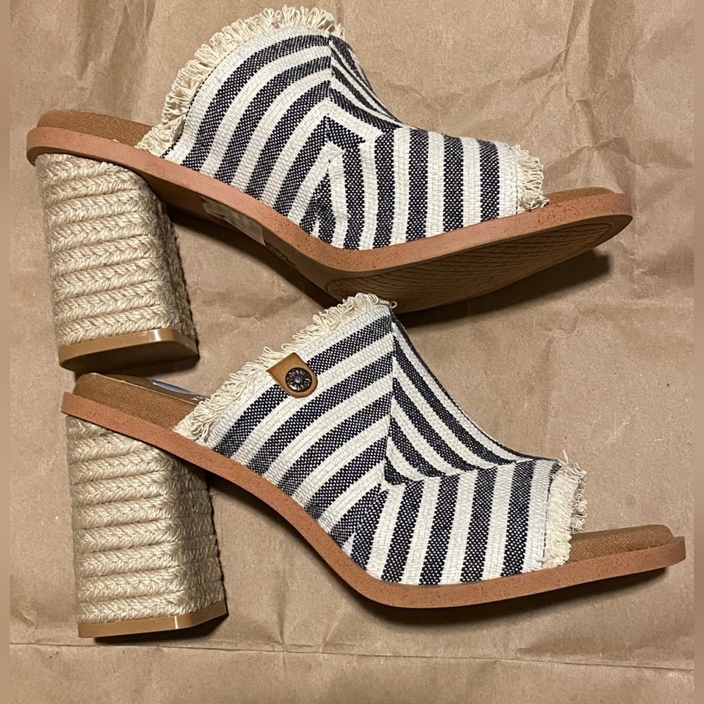 Yellow Box Block Heels | Sandals - Picture 5 of 8